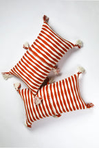 Antigua Pillow - Tomato Red Archive New York