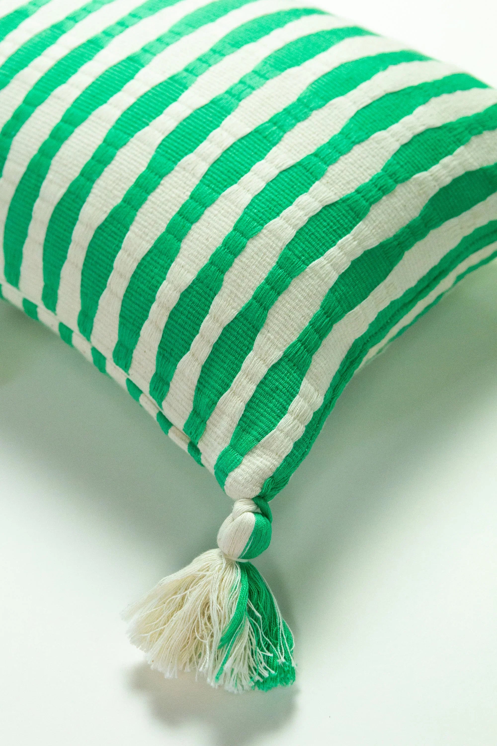 Antigua Pillow - Kelly Green Archive New York