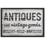 Antiques & Vintage Goods Wrapped Canvas Wall Art – 36" X 24" (gallery Depth), side view - House Of Avana