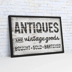 Antiques & Vintage Goods Wrapped Canvas Wall Art – 36" X 24" (gallery Depth), front view - House Of Avana