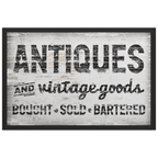 Antiques & Vintage Goods Wrapped Canvas Wall Art – 36" x 24" (Gallery Depth) FoodFaithHome