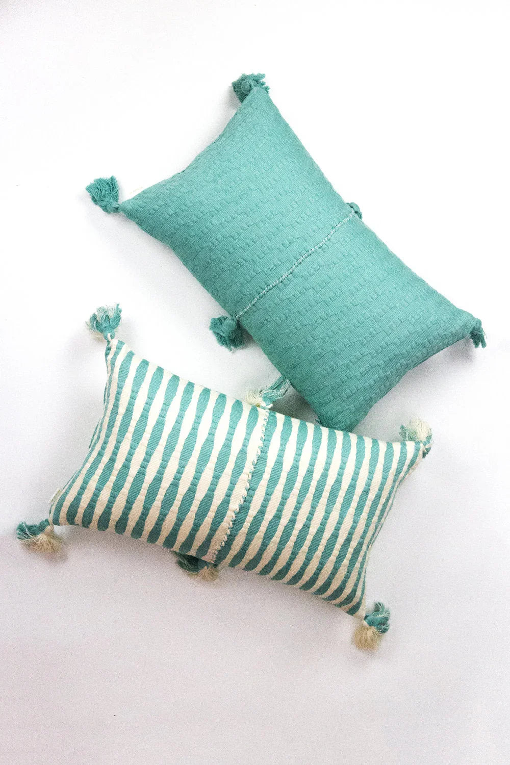 Antigua Pillow - Faded Aqua Archive New York