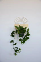 Ceramic Arches Wall Planter with Multiple Layers for Indoor Outdoor Decor, close-up view - House Of Avana
