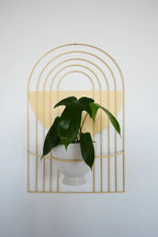 Ceramic Arches Wall Planter with Multiple Layers for Indoor Outdoor Decor, front view - House Of Avana