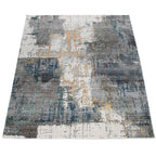 Area Rug for Living Rooms Abstract Design 3d Effect, Colorful, back view - House Of Avana