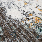 Area Rug for Living Rooms Abstract Design 3d Effect, Colorful, detail shot - House Of Avana