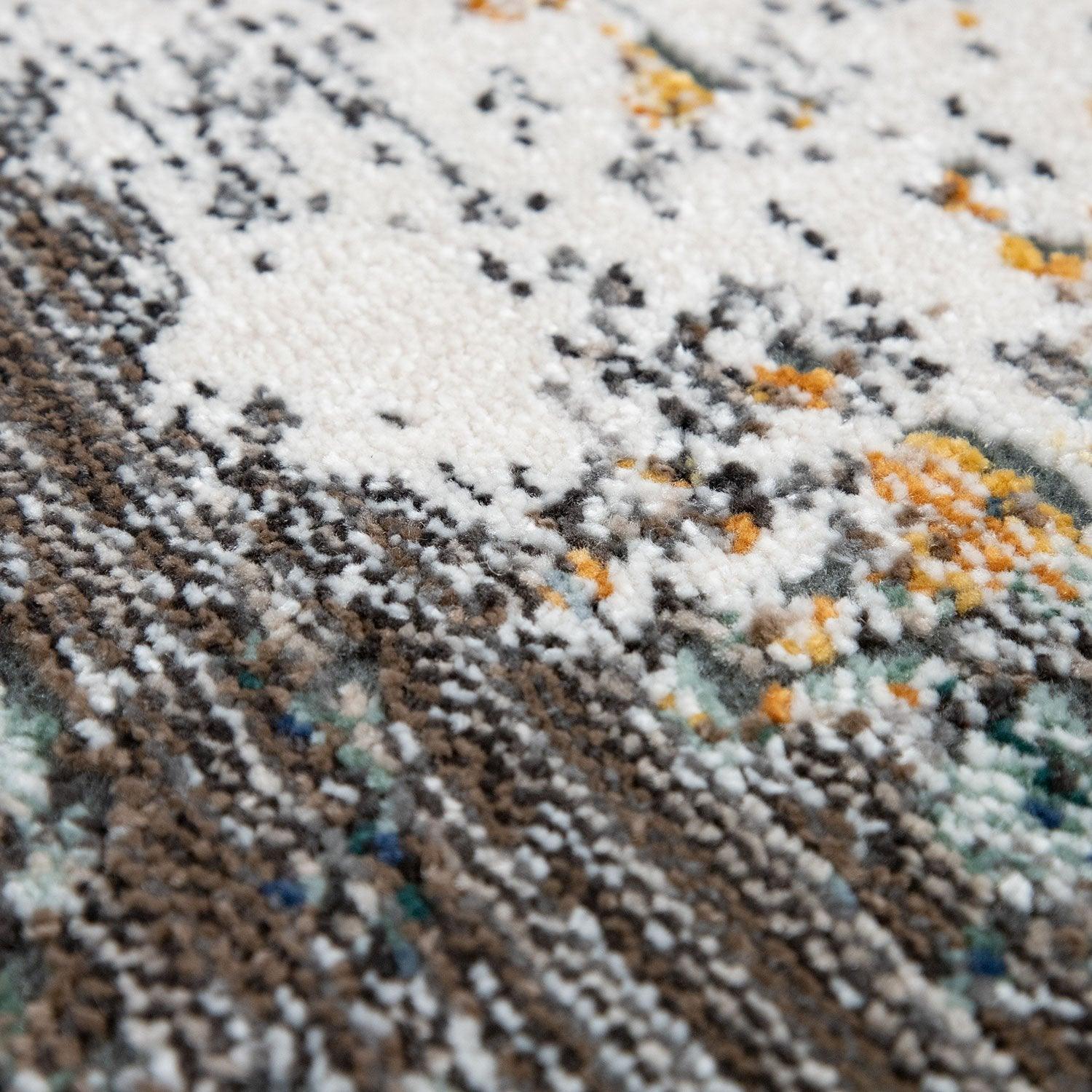 Area Rug for Living Rooms Abstract Design 3d Effect, Colorful, detail shot - House Of Avana