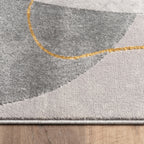 Area Rug Tuana Artistic Designer Pattern, angled view - House Of Avana