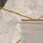 Area Rug Tuana Artistic Designer Pattern, angled view - House Of Avana