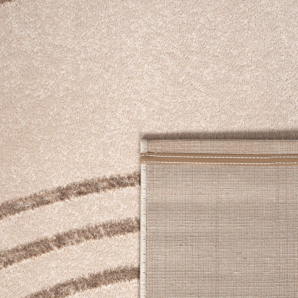 Area Rug Tuana Modern Carved Lines, detail shot - House Of Avana