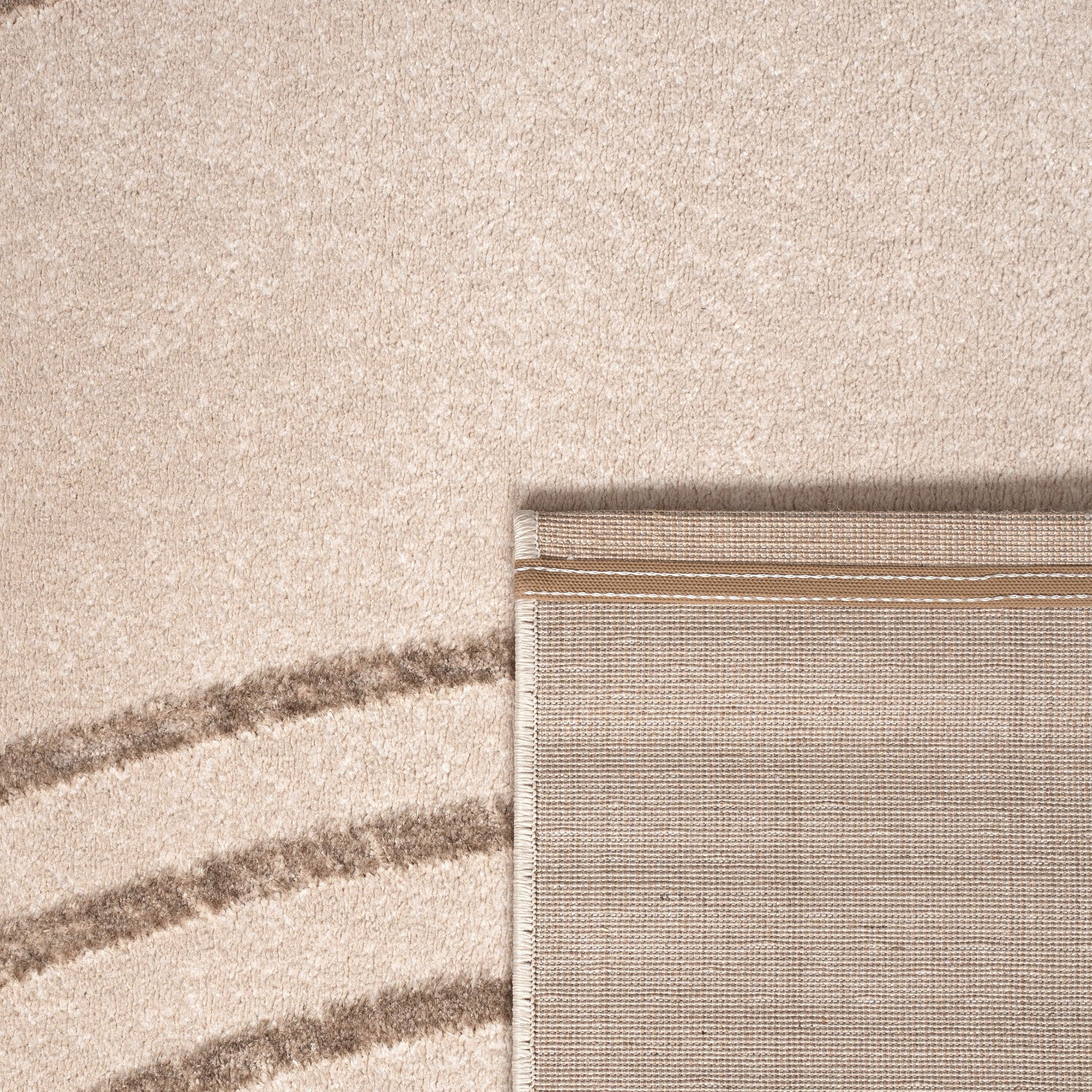 Area Rug Tuana Modern Carved Lines, detail shot - House Of Avana
