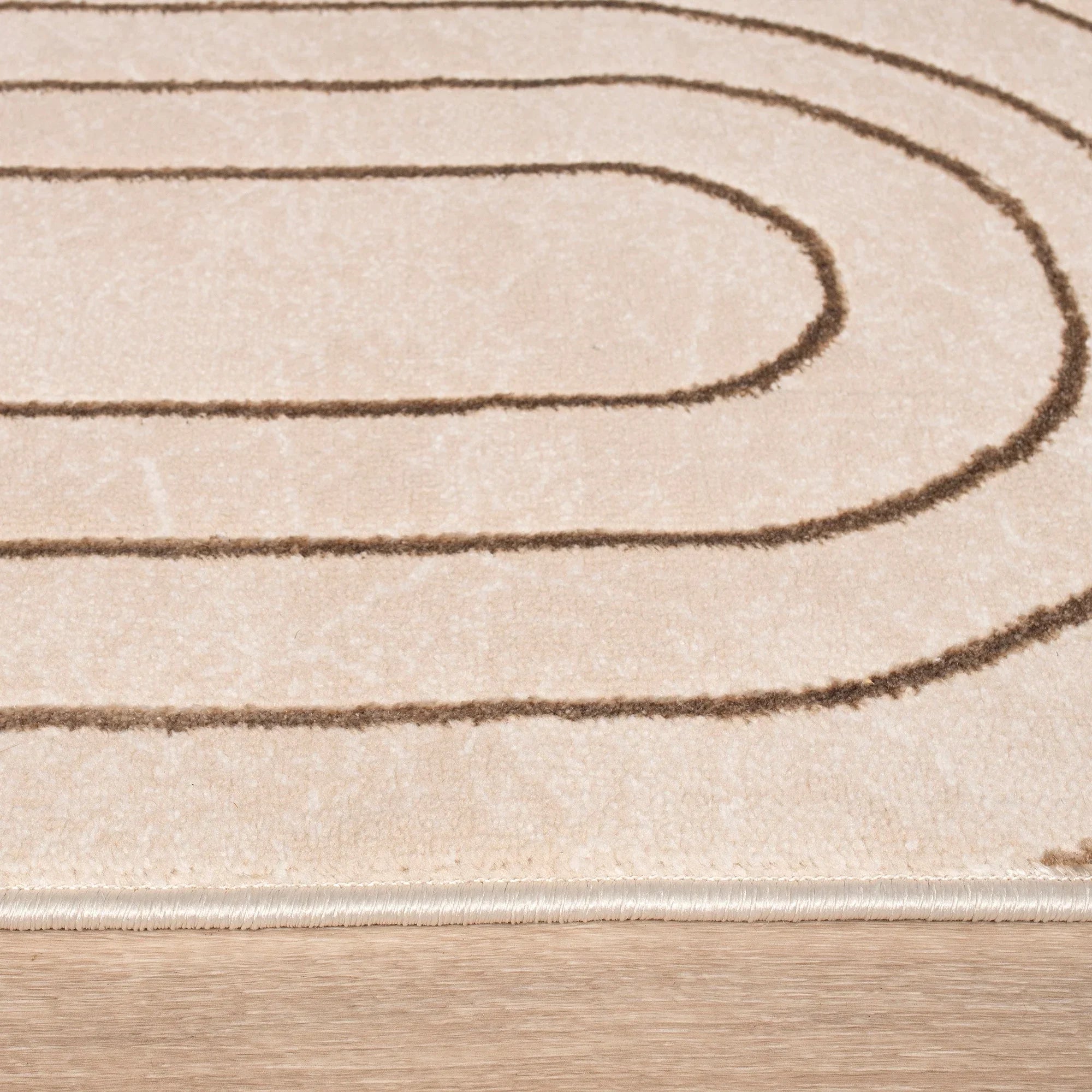 Area Rug Tuana Skandic Arch Pattern, side view - House Of Avana