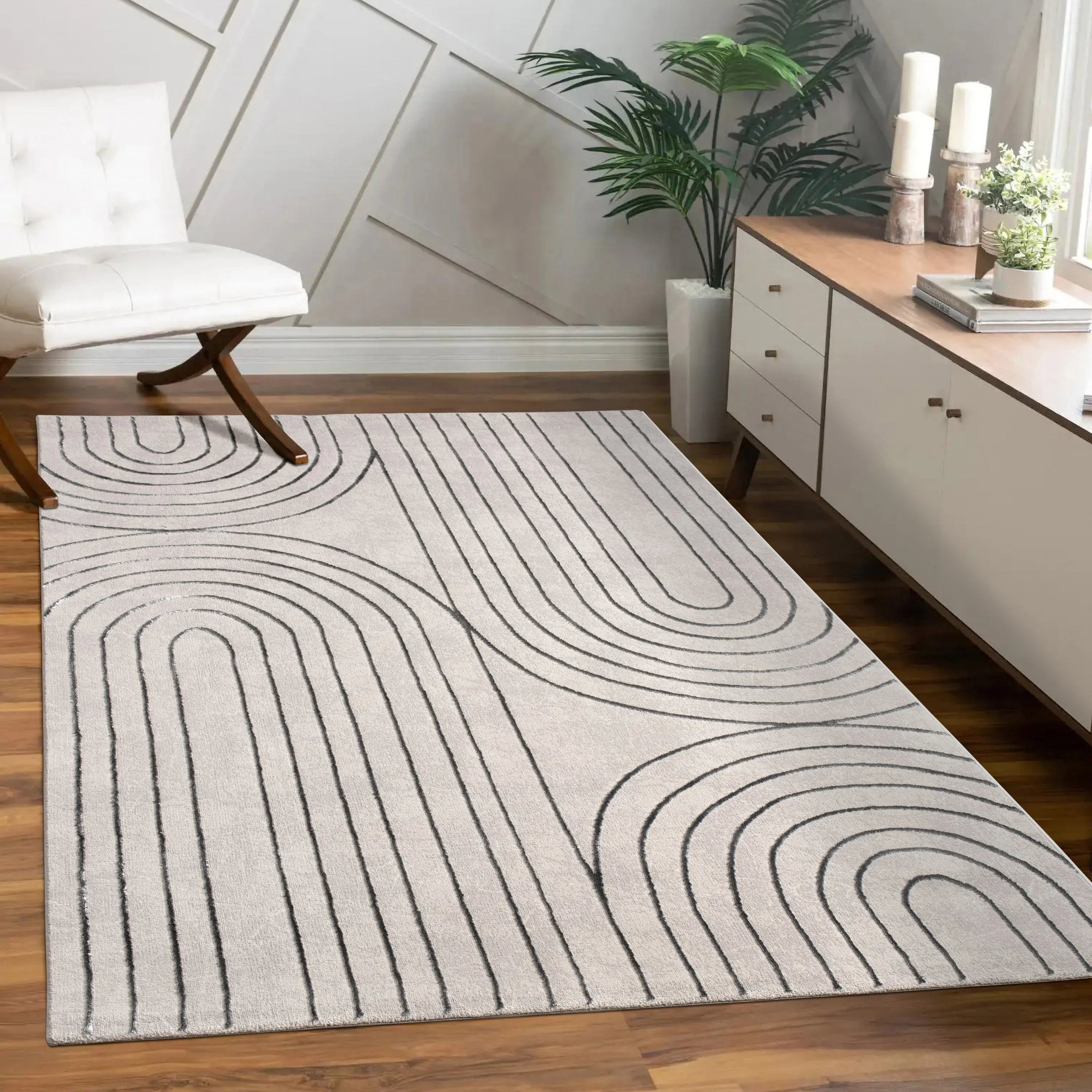 Area Rug Tuana Skandic Arch Pattern, lifestyle image - House Of Avana