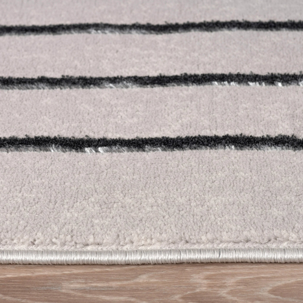 Area Rug Tuana Skandic Arch Pattern, angled view - House Of Avana