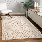 Area Rug Tuana Skandic Arch Pattern, front view - House Of Avana