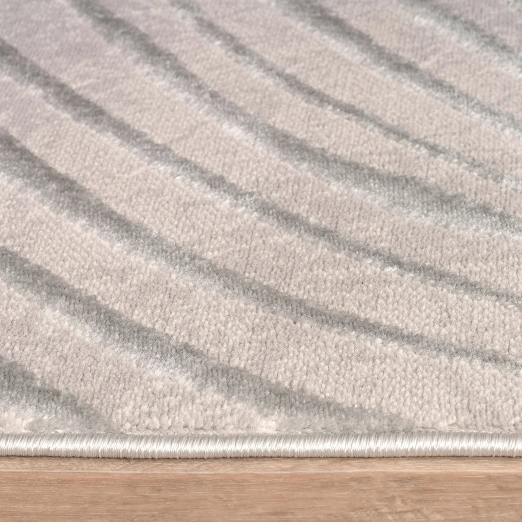 Area Rug Tuana with Elegant Palm Tree Design, texture detail - House Of Avana