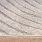 Area Rug Tuana with Elegant Palm Tree Design, texture detail - House Of Avana
