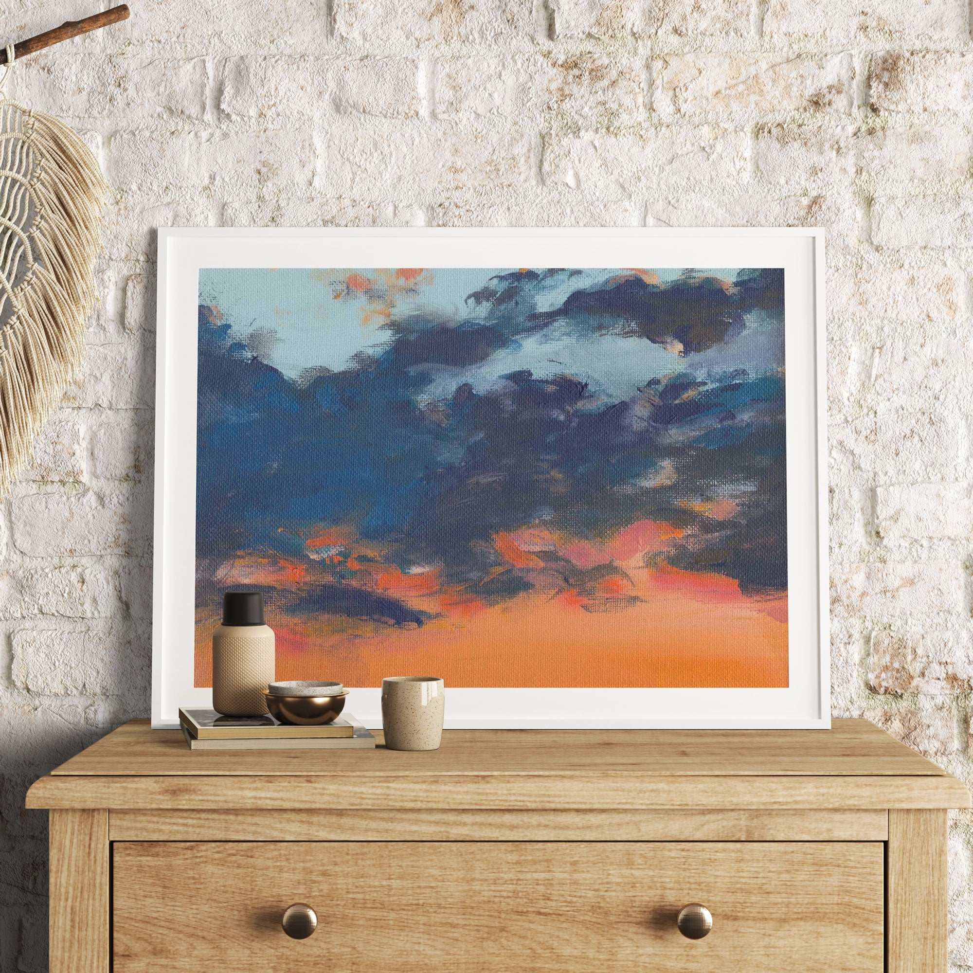 Asbury Park Sunset Art Print – Archival Coastal Wall Art