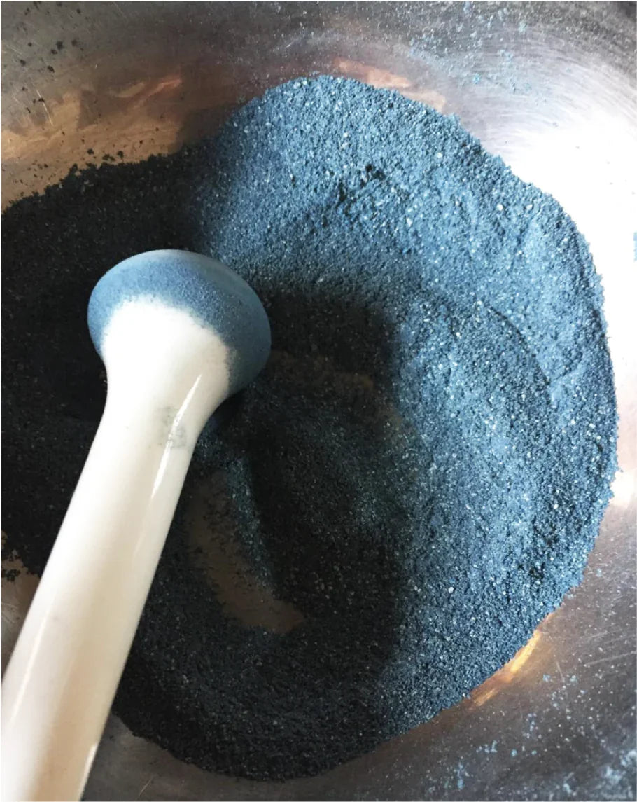 Indigo Shibori Towel Archive New York