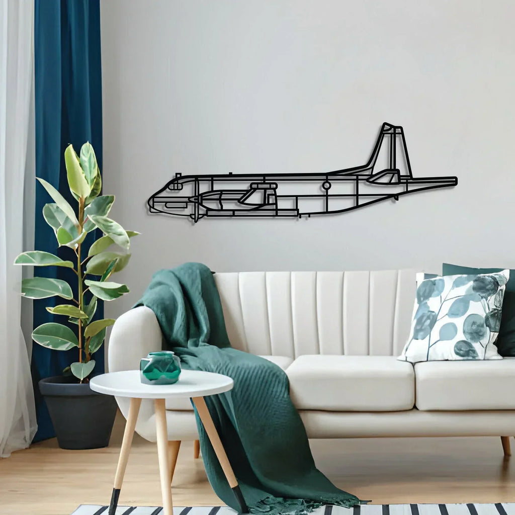 Atlantique Metal Aircraft Wall Art - Ncp0519, detail shot - House Of Avana