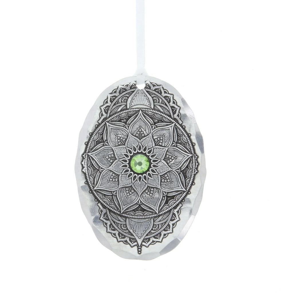 August Birthstone Ornament, front view - House Of Avana