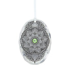 August Birthstone Ornament, front view - House Of Avana