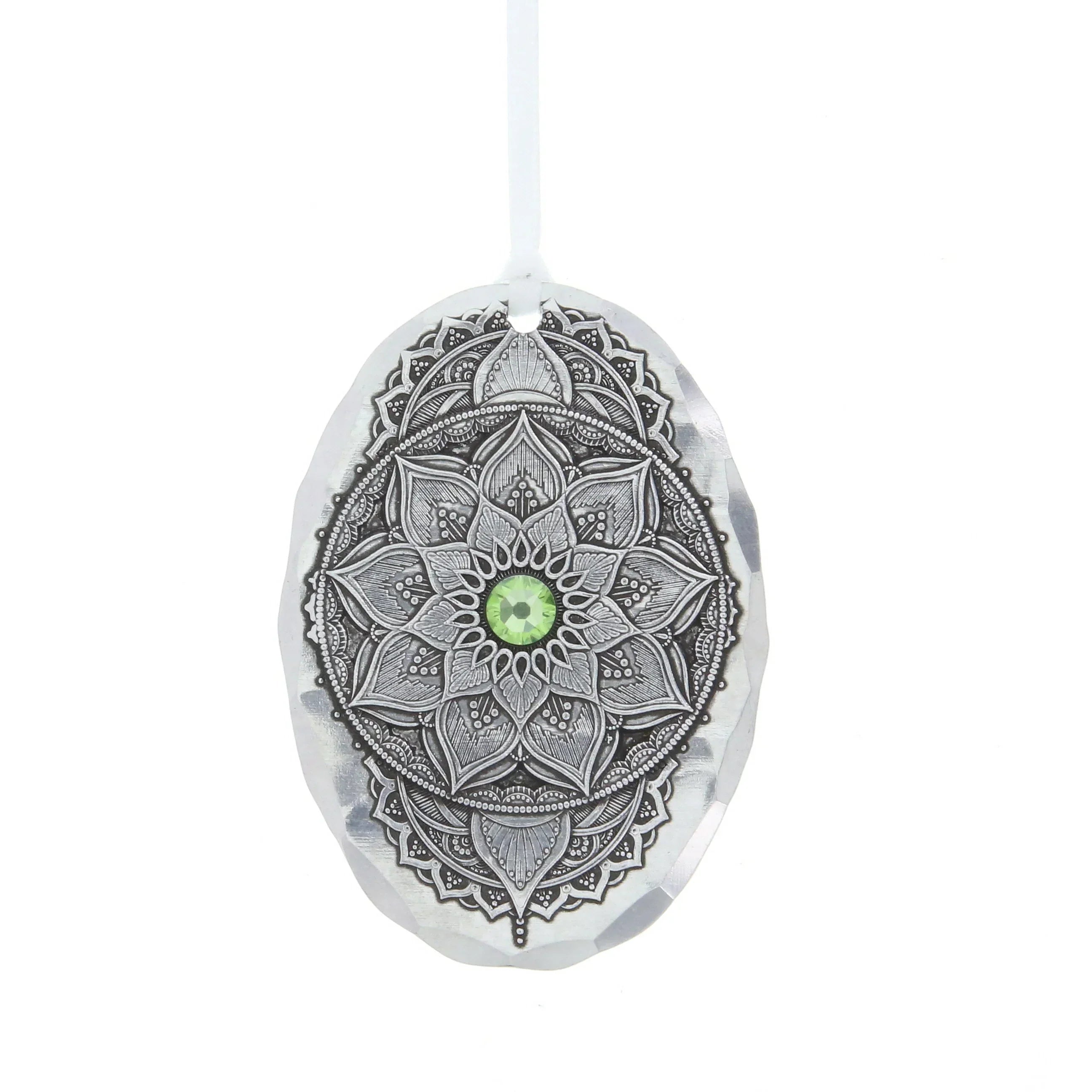 August Birthstone Ornament, front view - House Of Avana