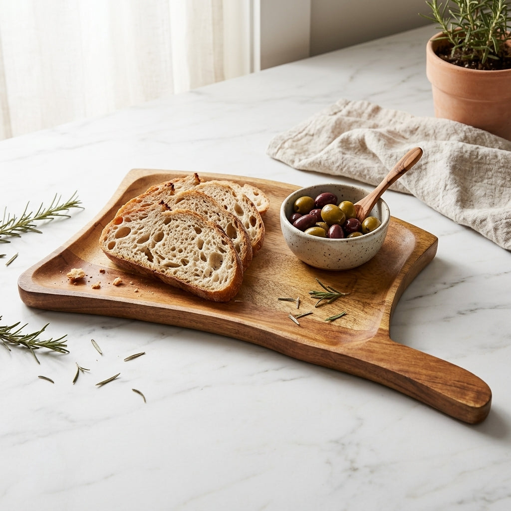 House of Avana Axe Shape Mango Wood Platter