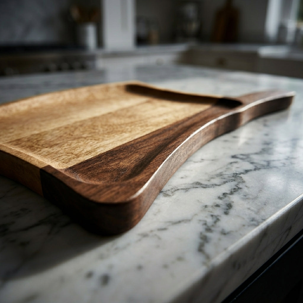 House of Avana Axe Shape Mango Wood Platter