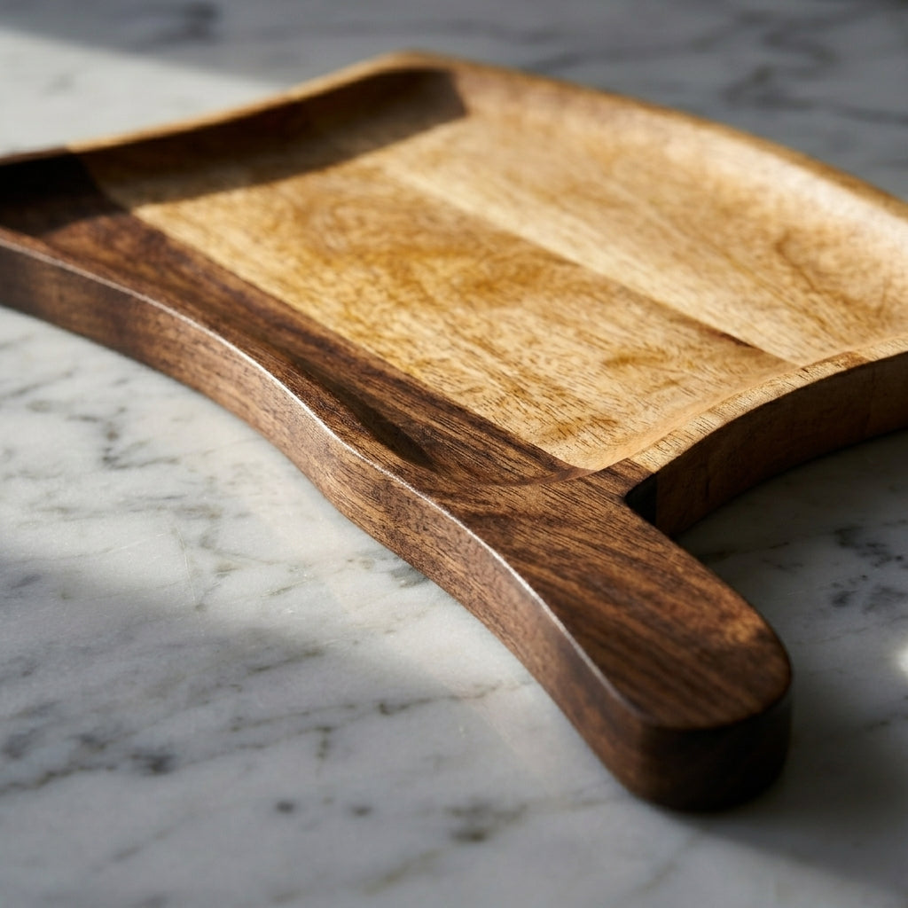 House of Avana Axe Shape Mango Wood Platter
