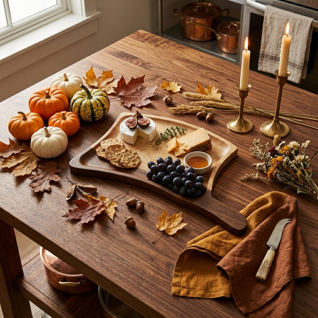 House of Avana Axe Shape Mango Wood Platter