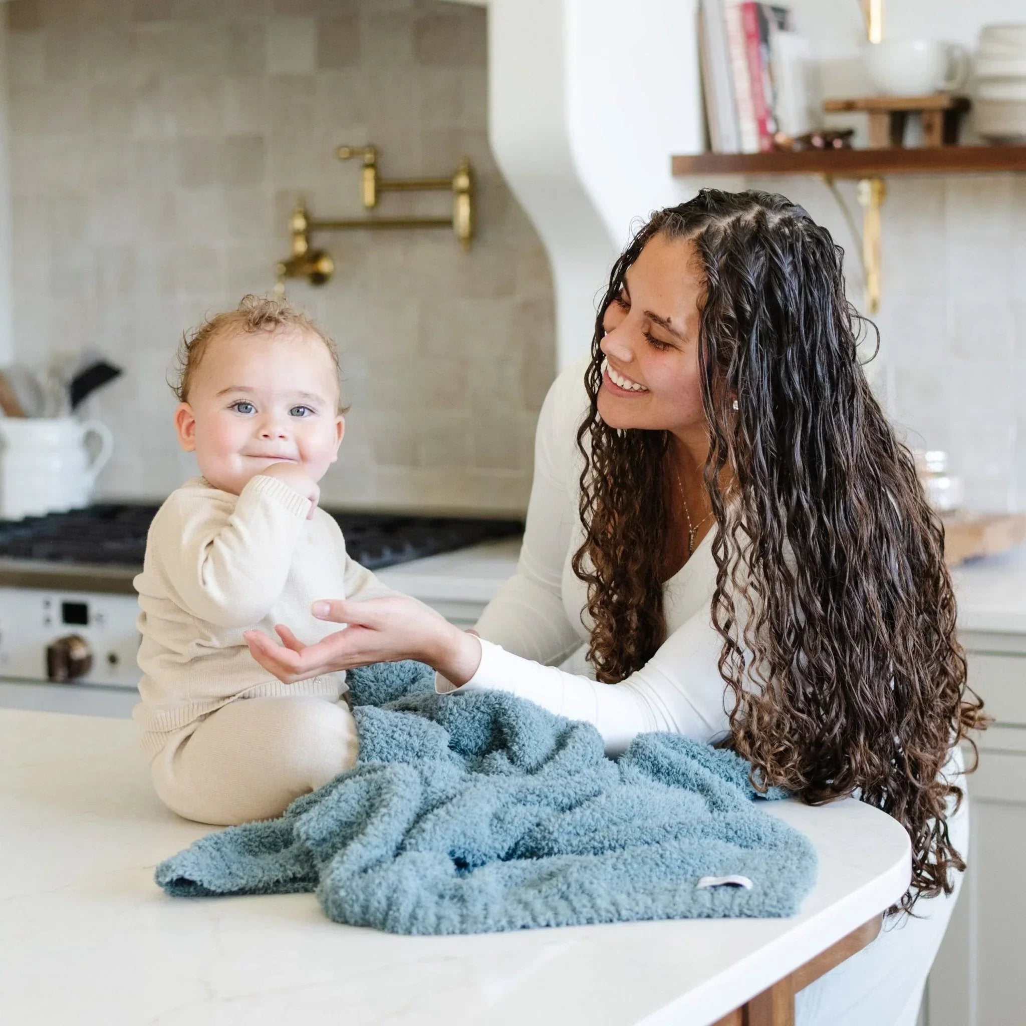 Bamboni® Receiving Blankets, front view - House Of Avana