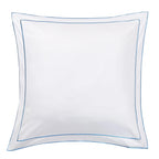 600 Thread Count Framed Sateen Embroidered Cotton Euro Sham Pair Mélange Home