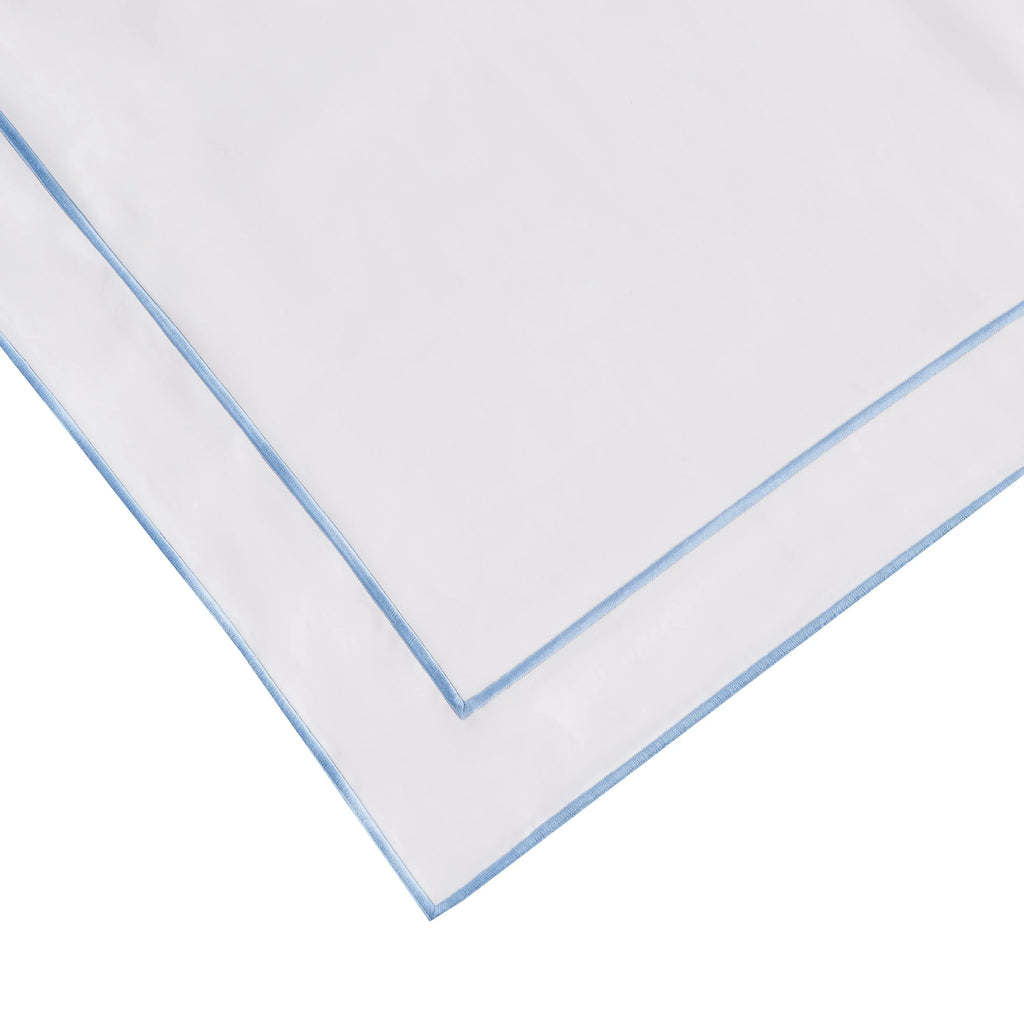 600 Thread Count Framed Sateen Embroidered Cotton Euro Sham Pair Mélange Home