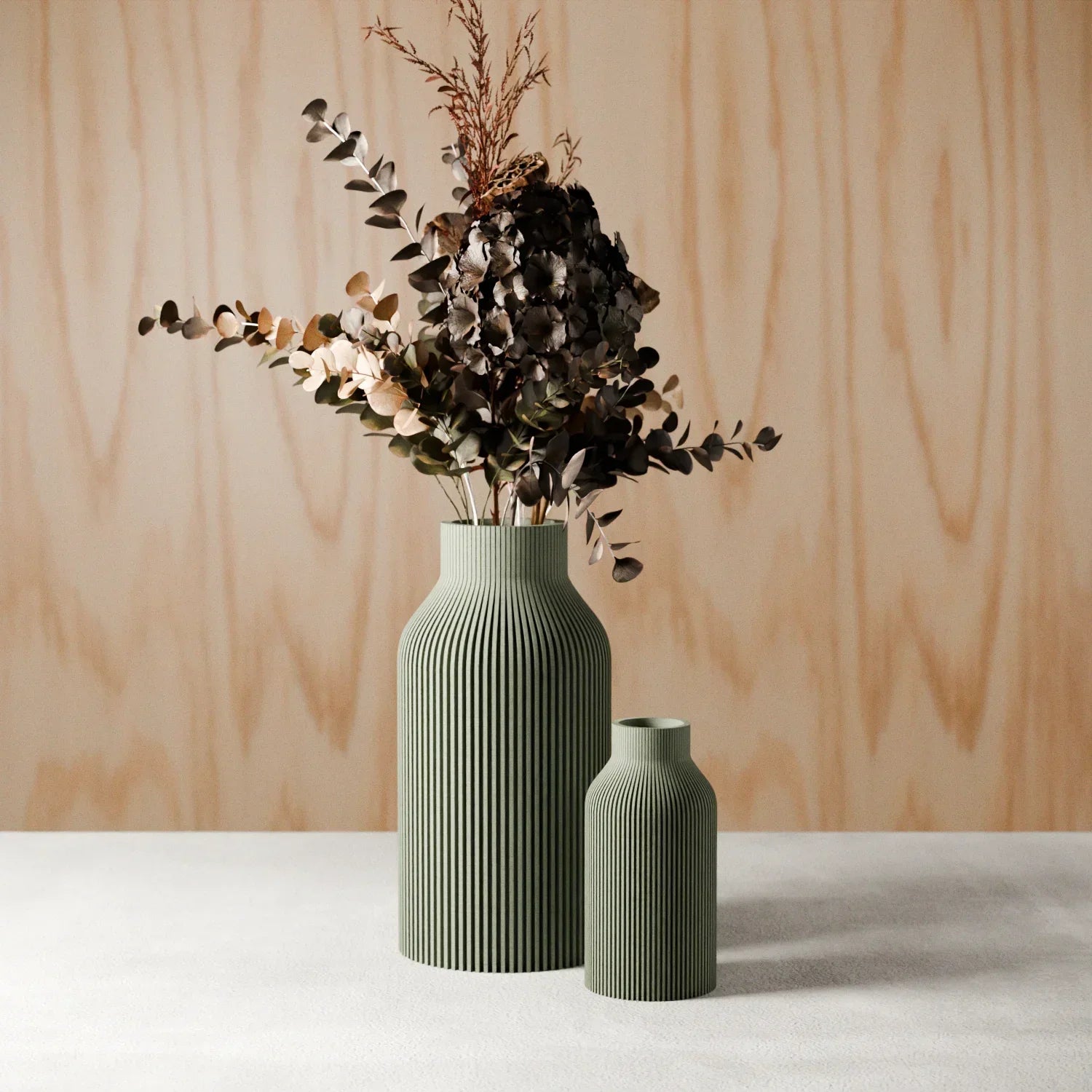 Bottle Vase, back view - House Of Avana