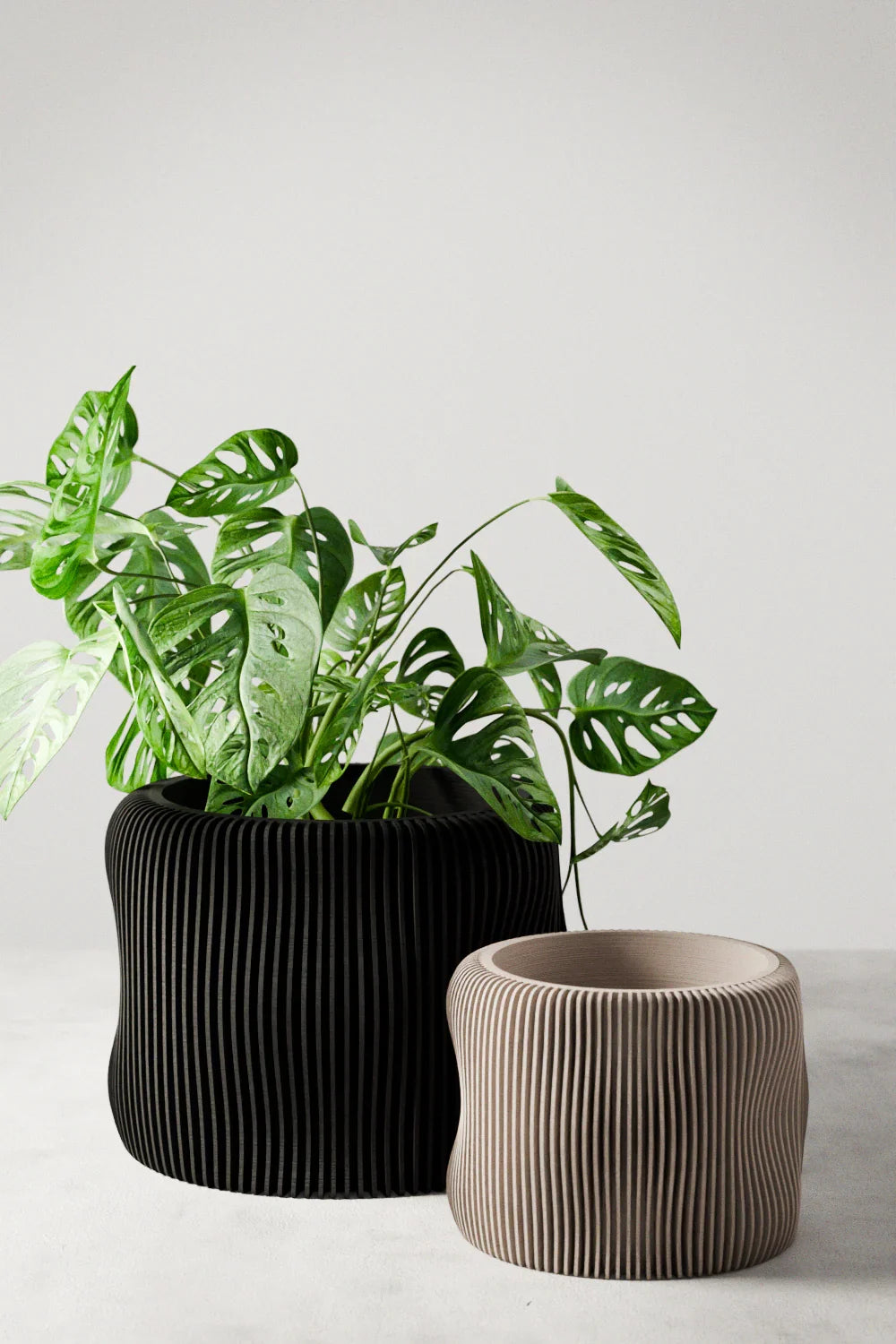 Bubbly Planter, front view - House Of Avana