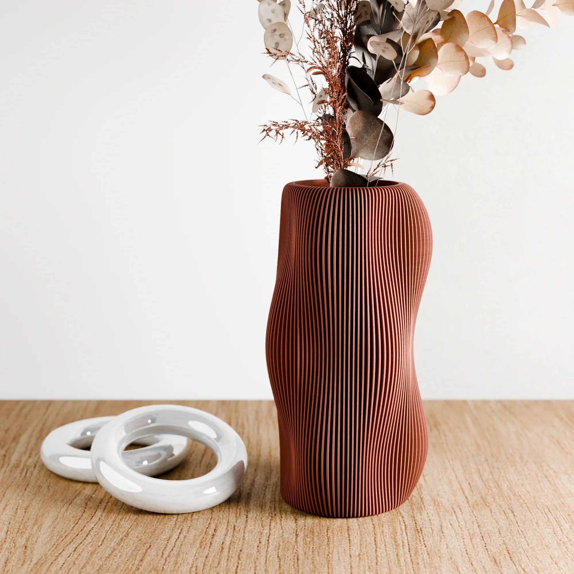 Bubbly Vase, side view - House Of Avana