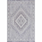 Alya Charcoal Textured Area Rug Hauteloom