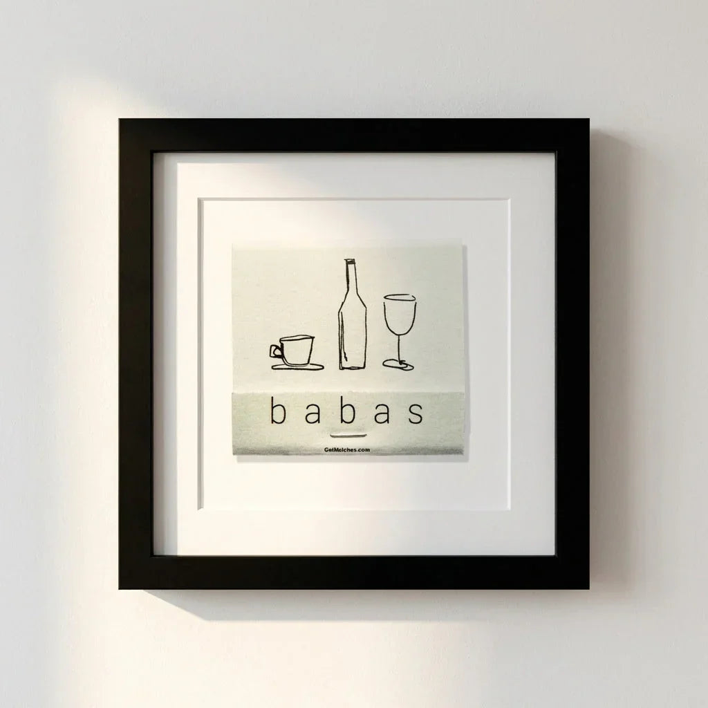 Babas on Cannon Framed Print