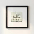 Babas on Cannon Framed Print