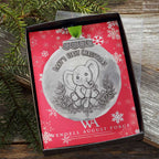 Baby's First Christmas Elephant Ornament