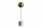 Marble Base Statue - Gold Balloon Sculpture | Mixed (Metal and Marble) Abstract Sculpture | detail view | Modern home decor | House of Avana
