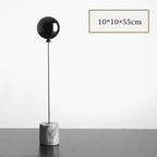 Marble Base Statue - Gold Balloon Sculpture | Mixed (Metal and Marble) Abstract Sculpture | close-up | Modern home decor | House of Avana