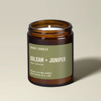 Balsam + Juniper | Soy Wax Scented Candle Embery Candles
