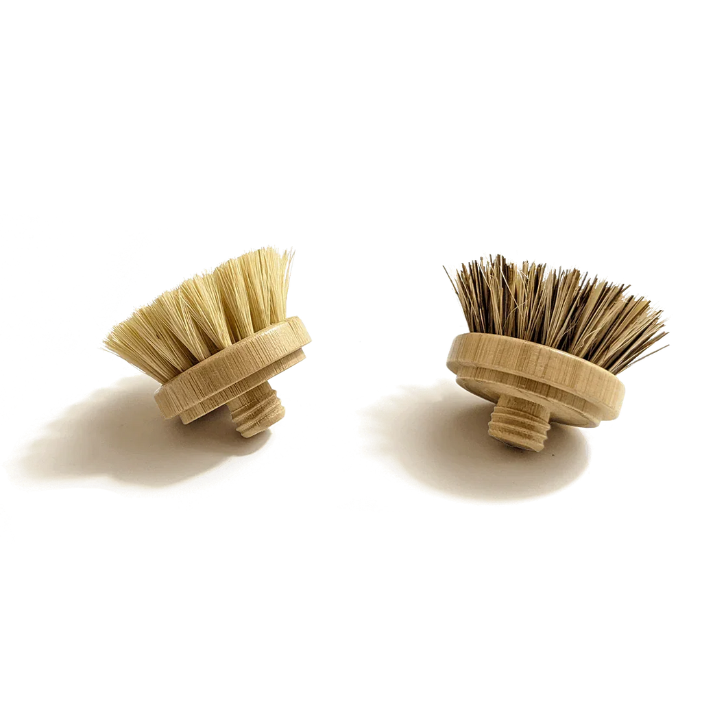 Replacement Screw on  Heads For Modular Bamboo Brushes Zero Waste Outlet