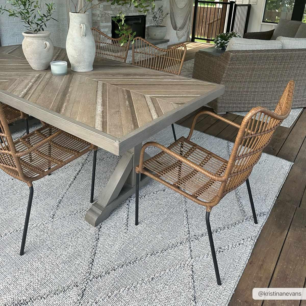 Baqer Bone & Tan Area Rug Hauteloom