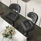 Bar Stools Set of 2/4, Modern Adjustable Height Swivel Kitchen Chairs, Counter Barstools with Backrest,... - House Of Avana [[SKU:HOA-ACC-402]]