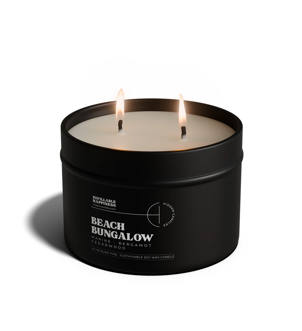 Beach Bungalow Candle Refill Hidden Candles
