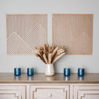 Finished Line Mountain Wall Decor 2pcs - 15.75inch House Of Avana