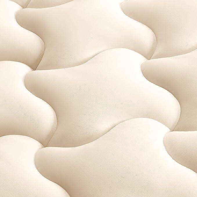 Cooling Mattress Pad Beige for Hot Sleepers